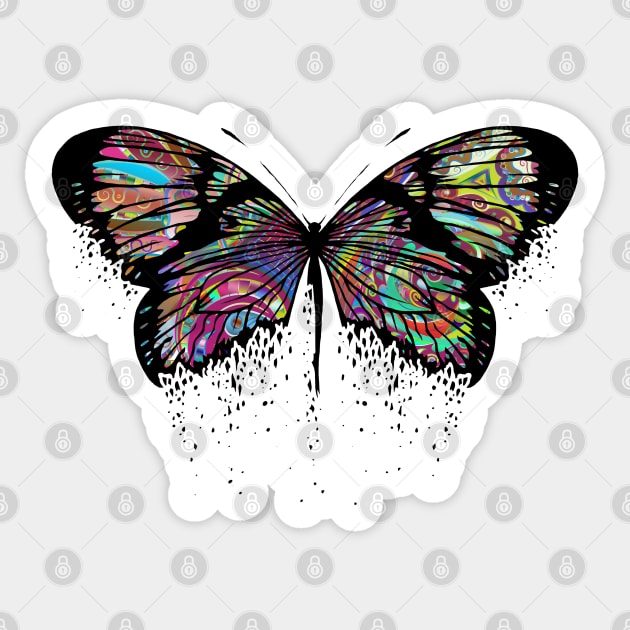 A DH Butterfly Trip Sticker by Dark Histories